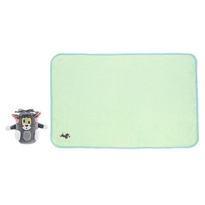 Marushin Tom and Jerry Mascot Blanket with Drawstring 70cm H X 100cm Winter Product 4105055300 Bag, Approx. W, Cute, Fluffy, Stylish, Warmer, Number