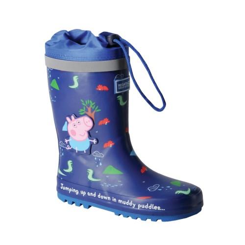 Peppa Pig Childrens/Kids Splash Dinosaur Wellington Boots