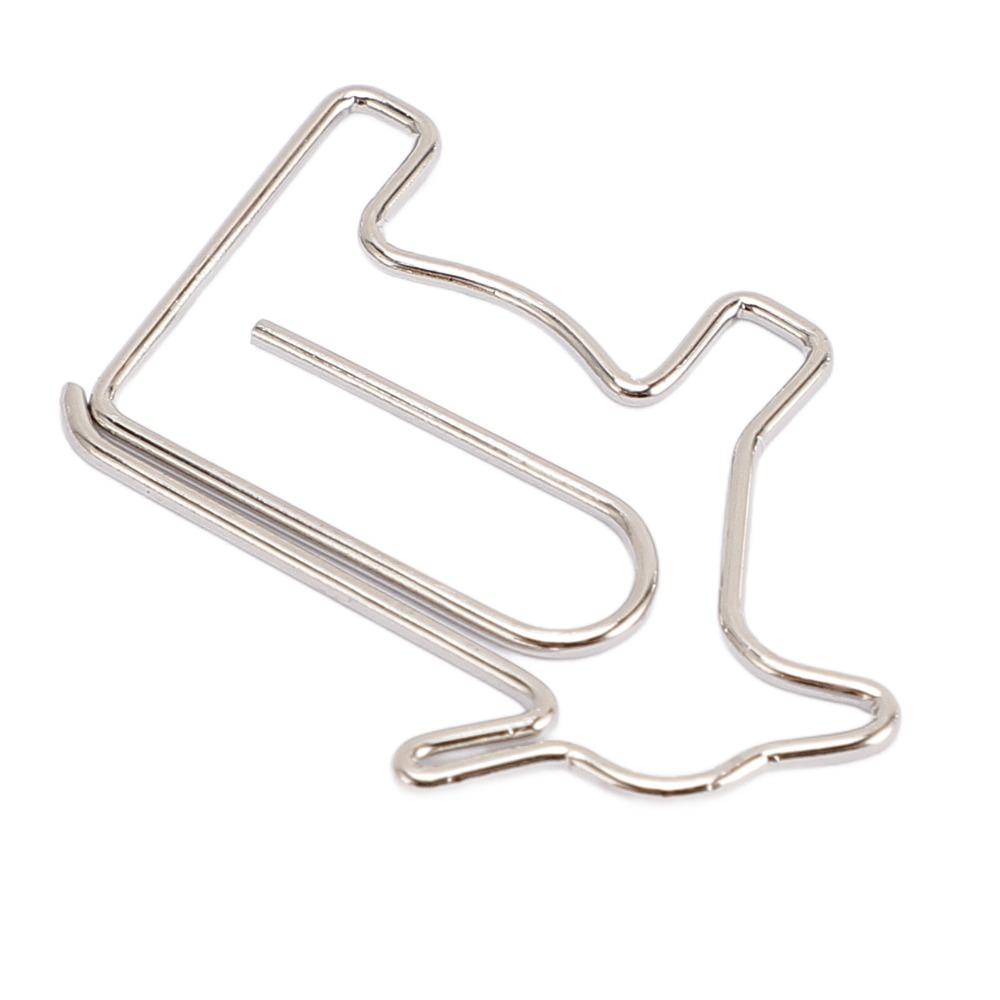 100PCS with Storage Box Cow Shaped Paper Clips Silver Cute Paper Clips  Scrapbook Making