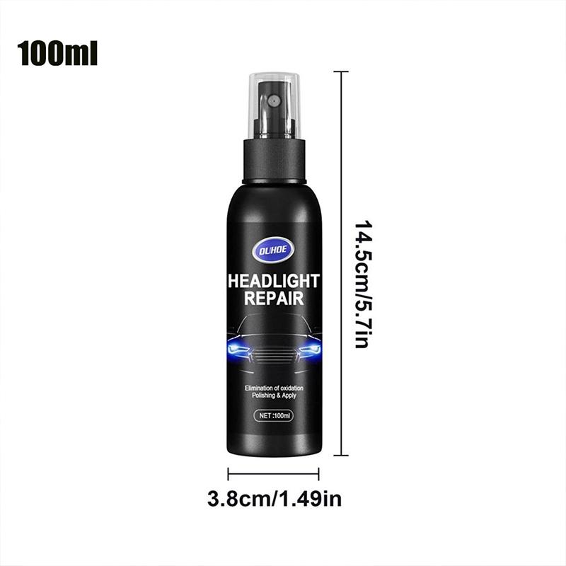 

Восстановительная жидкость для автомобильных фар, удаляющая оксидную грязь, портативная жидкость для ремонта фар, польская жидкость для восстановления фар автомобиля 100ml