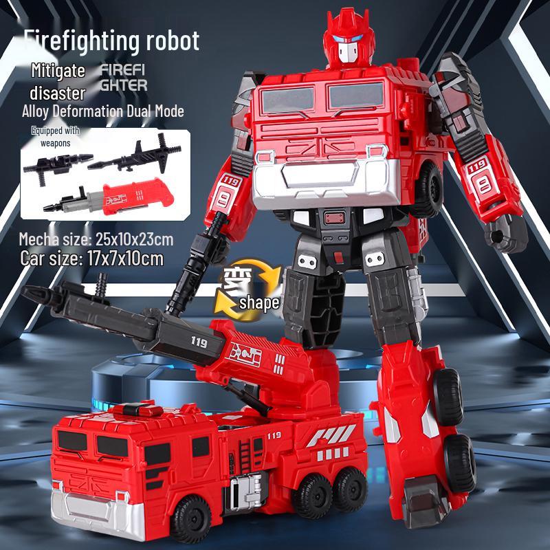 Kirin King Transforming Mecha Car: Large-Scale Educational Robot Toy for Kids