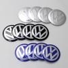 FUVLN1 60/63/68mm Car Wheel Center Hub Cap Logo Tyre Rims Badge Cover For Volkswagen VW Scirocco Golf MK6 Polo Tiguan PASSAT GTI R Line
