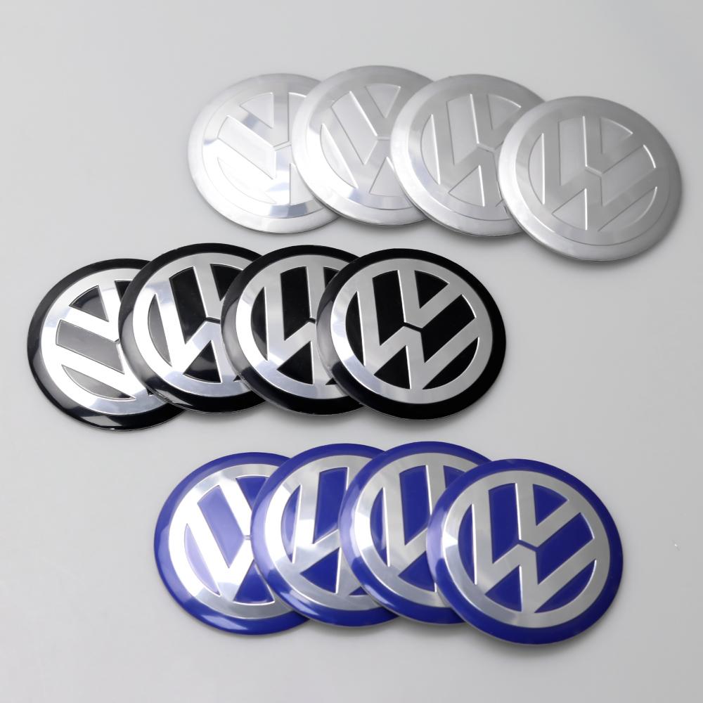 FUVLN1 60/63/68mm Car Wheel Center Hub Cap Logo Tyre Rims Badge Cover For Volkswagen VW Scirocco Golf MK6 Polo Tiguan PASSAT GTI R Line