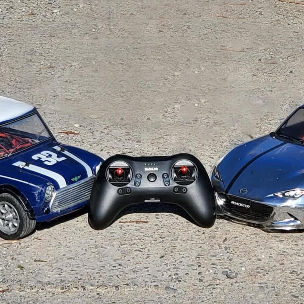 Radiolink T8S 8 Channels 2.4GHz RC Pocket Size Portable Transmitter and Receiver R8EF RX, Remote and Controller Built-in Rechargeable Battery for