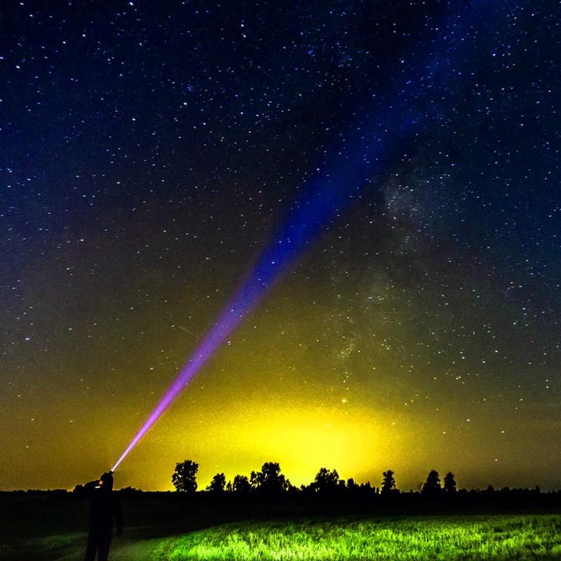 1200mAh zaostřovací LED svítilna Super jasná přenosná LED svítilna Venkovní dobíjecí LED svítilna se silným světlem
