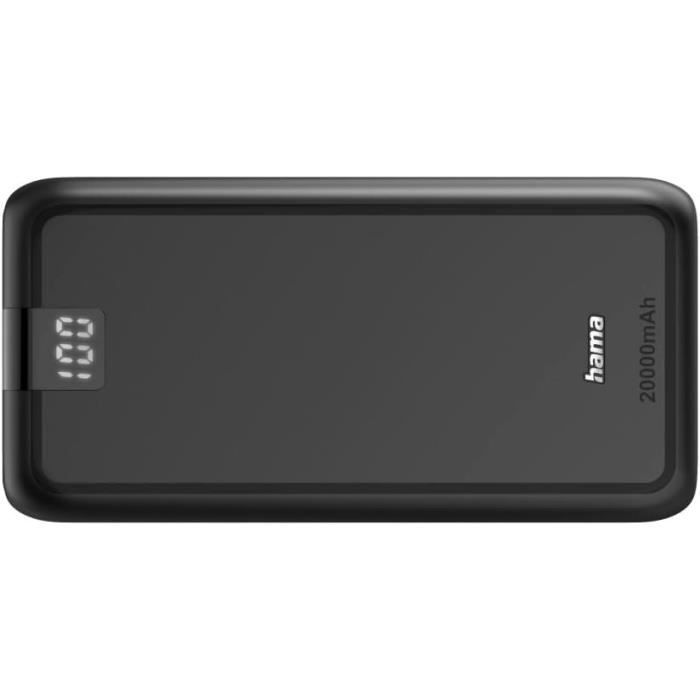 Batterie externe - hama - performance 20 - 20000 mah - usb-c - charge rapide