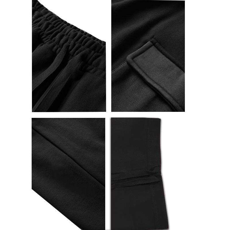 Herren neue Mehrfach-Taschen Arbeitshose Herren Jogginghose lässige Kordelzug gerade Hose