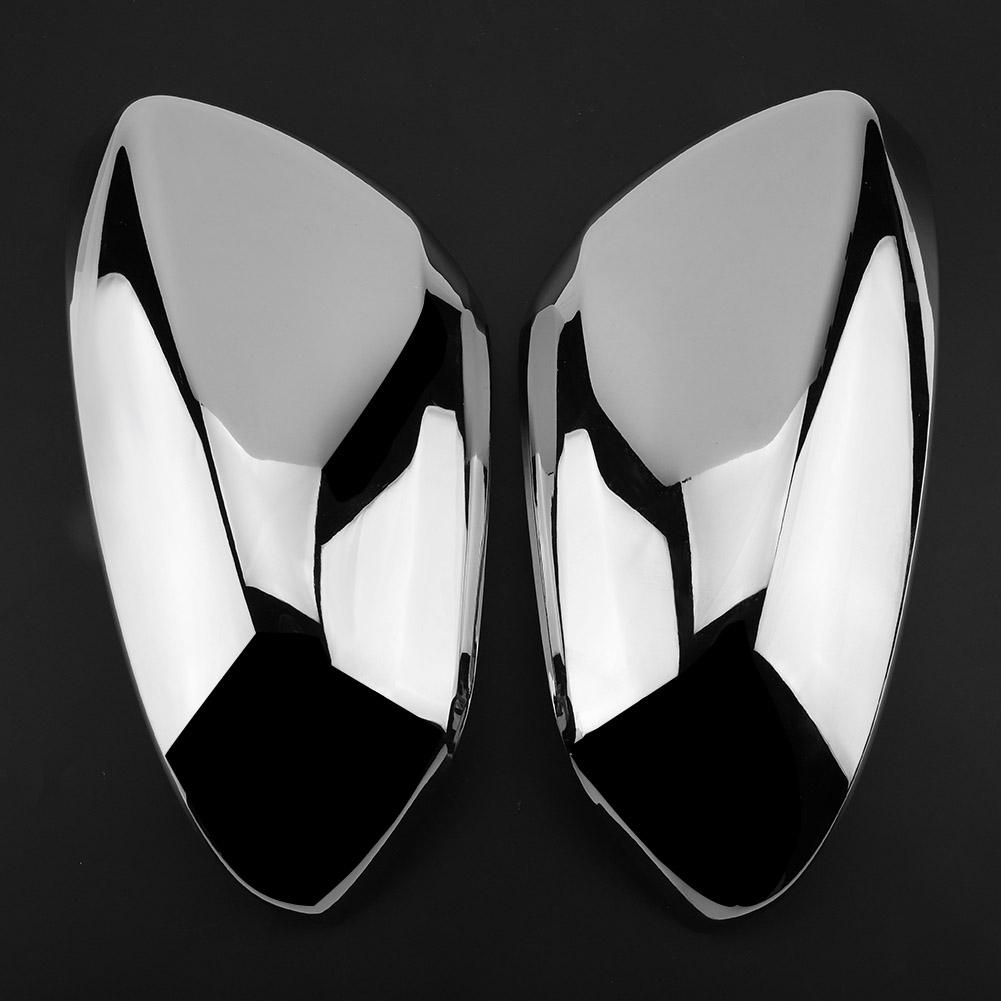 2pcsset Car Rearview Mirror Frame Cap Decorative Cover Trim for MG ZS 20172018 Electroplating