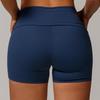 Women's Eco-friendly Recycled High-Waisted Quick-Dry Tummy Control Yoga and Running Shorts