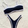 OFTBUY 2025 New Summer Sexy Color Style Swimsuit Women 2 Pieces Bikini Set Removable Bra Wickedwrap Beach Swimwear Female