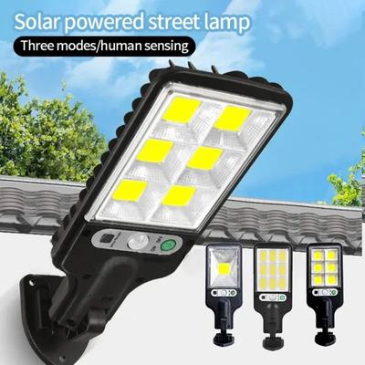 Lámpara de Pared LED Solar para Exterior con 3 Modos, Impermeable, Sensor de Movimiento, Iluminación de Seguridad, Farolas para Jardín, Patio, Camino