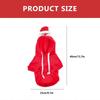 Dog Christmas Costume Dog Cosplay Clothing for Pet Use 4Pcs Red Set