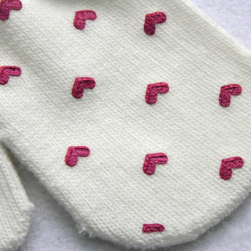 Cute Star Baby Gloves Winter Warm Kids Anti-grasping Glove Bag Cover Cartoon Love Toddler Girl Boy Full Finger Mittens