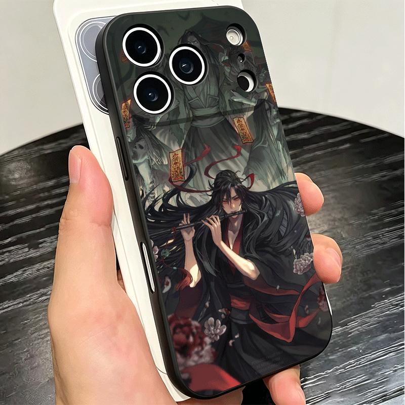 Mo Dao Zu Shi Anime Soft Phone Case for iPhone 16 16E 17 Air 15 Pro Max 14 Plus 13 Mini 11 12 7 Black Cover Back Shell