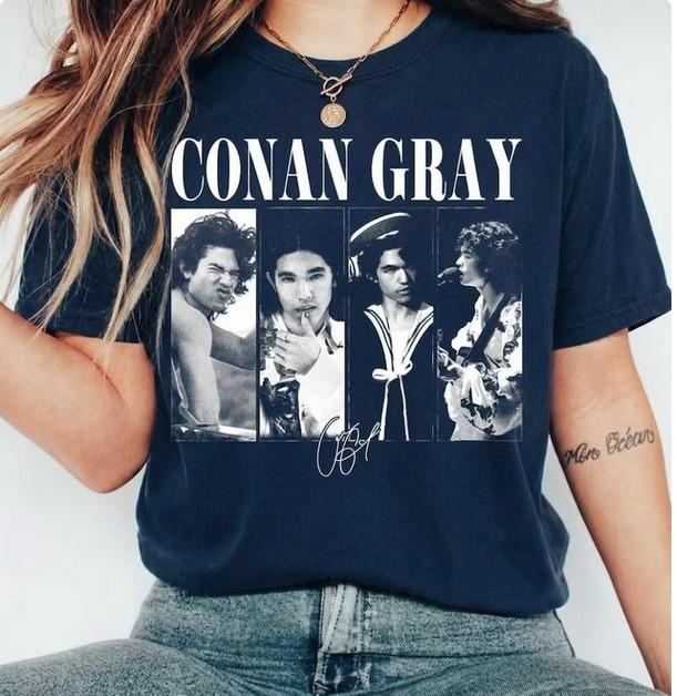 Conan Wishbone Vintage Indie Pop T Shirt Retro Music Aesthetic Tee Unisex T-Shirt XXXL