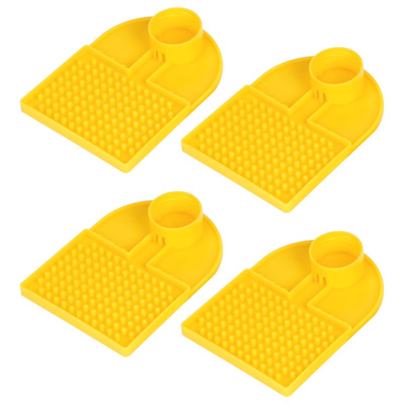 2/4PCS New Design Honey Suger Feeder Adaptor Hive Entrance In Winter Feeding Inside Keep Robbing Anti Drowning Beekeeping Tools