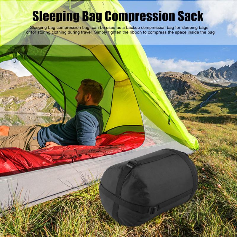Sleeping Case Compression Sack Outdoor Use Camping Pack Compression Stuff Sack Case Water Resistant Storage Carry Case For Hiking Travel