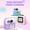 Kids Mini Instant Print Camera with 3 Rolls Print Paper Child Digital Camera Photo Printing Camera Gift for Christmas/Birthday