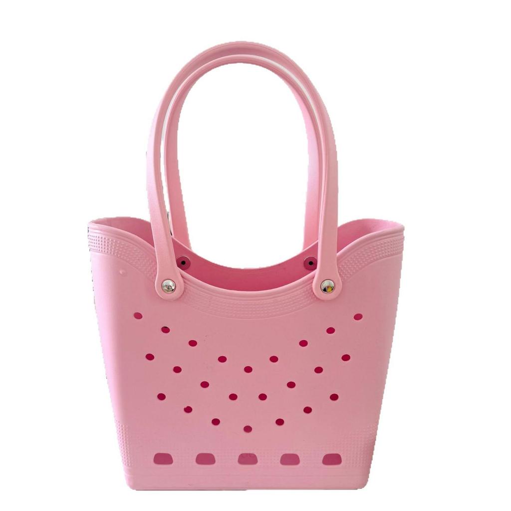 EVA Waterproof Beach Tote: Large Capacity Perforated Travel Bag