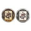 2024 Year Gift Zodiac Dragon Colored Commemorative Coins Gold Plated Collectible