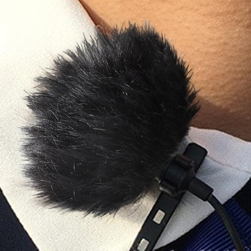 Microphone Lapel Windscreen Mic Windscreen Furry Windscreen Outdoor Cover for 150 Wireless Lavalier Microphone