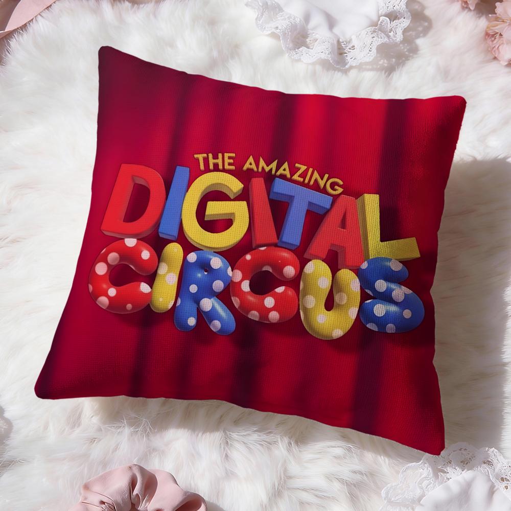 La Fantastica Copricuscino del Circo Digitale Comfort Premium Copricuscino Reversibile - Design Due in Uno per Qualsiasi Stanza e Interno Auto