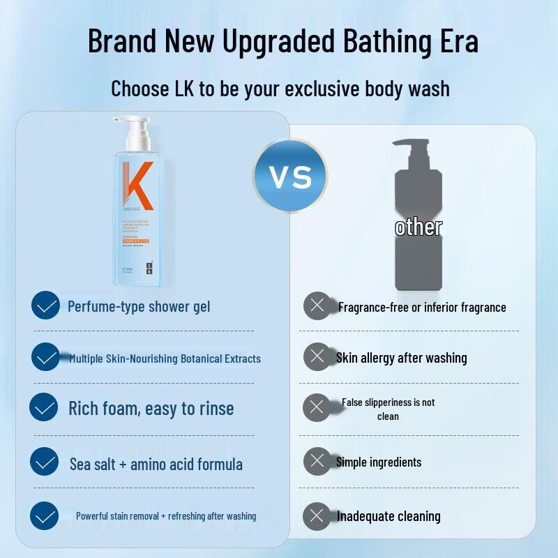 LK Amino Acid Sea Salt Fragrant Shower Gel