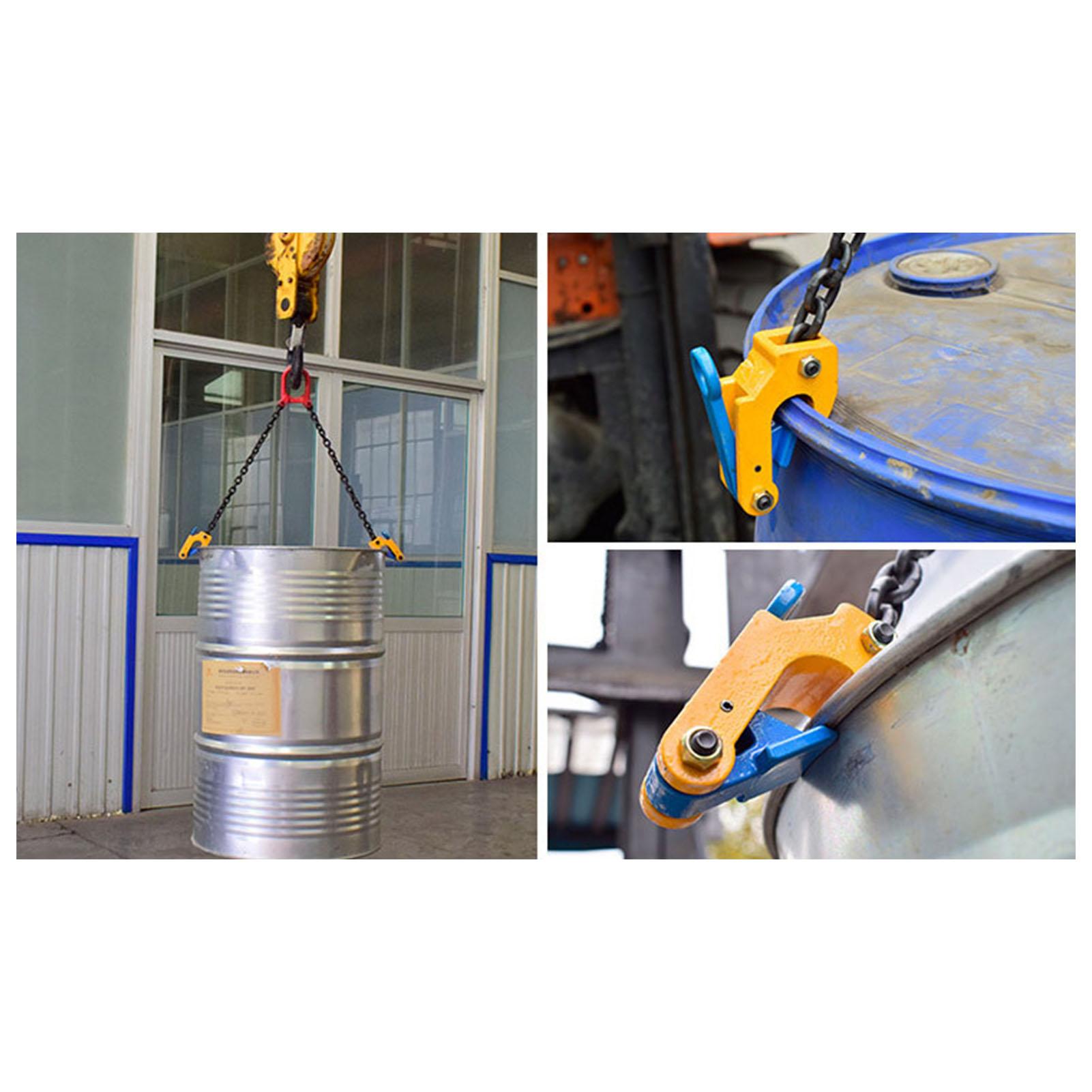 2 Hooks Barrel Chain Drum Lifter