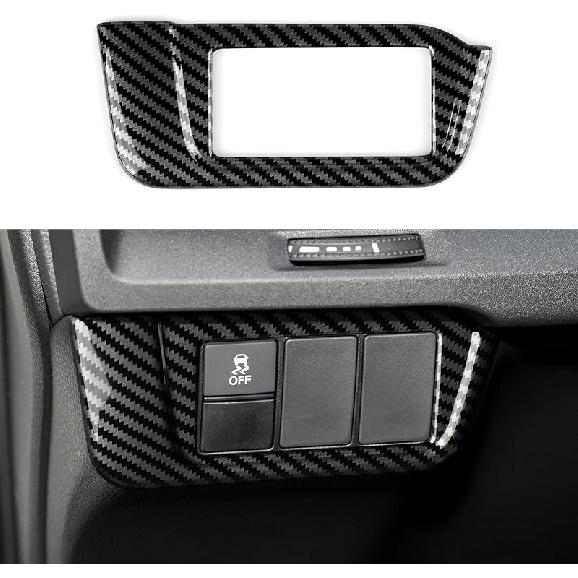 Car Inner Door Handle Armrest Cover Decals for Honda CR-V  2024 Accessories CRV ABS Carbon Fiber Interior Stickers