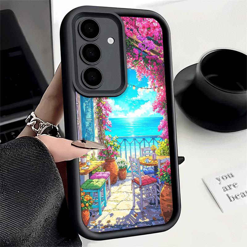 Anime Aesthetic Scenery Soft Phone Case for Samsung Galaxy A17 A16 A26 A36 A56 A15 A25 A35 A55 A14 A24 A34 A54 A13 A23 A33 A53 A