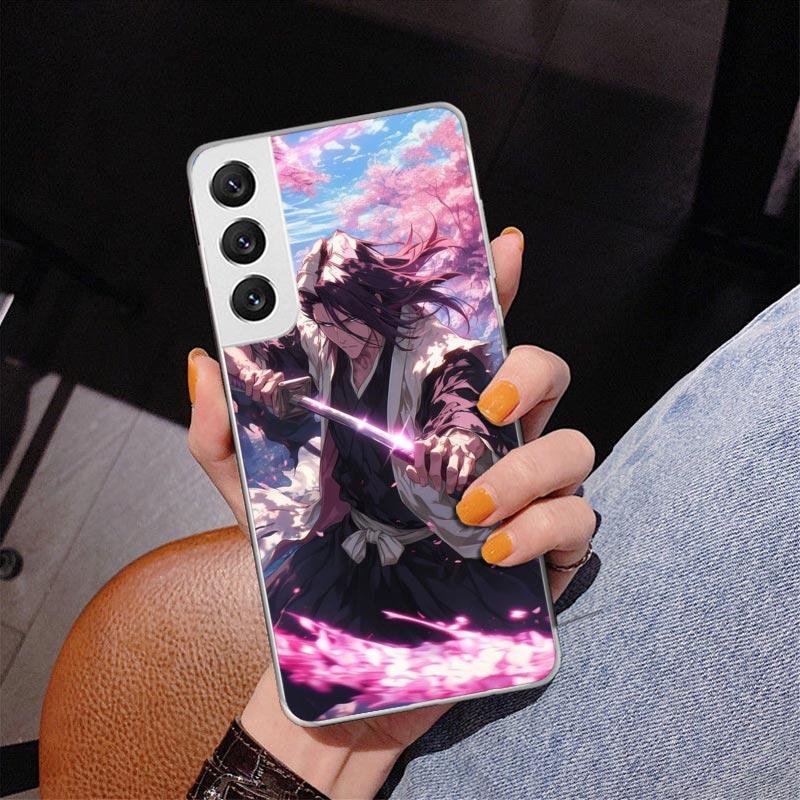 Bleach Kuchiki Byakuya Phnoe Case for Samsung Galaxy S26 S25 Edge S23 S24 Ultra S22 Plus S21 S20 FE Unique Cover Soft Coque Gala