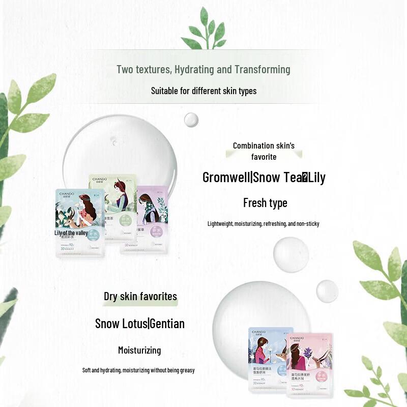 CHANDO Himalayan Snow Lily Hydrating & Brightening Mask