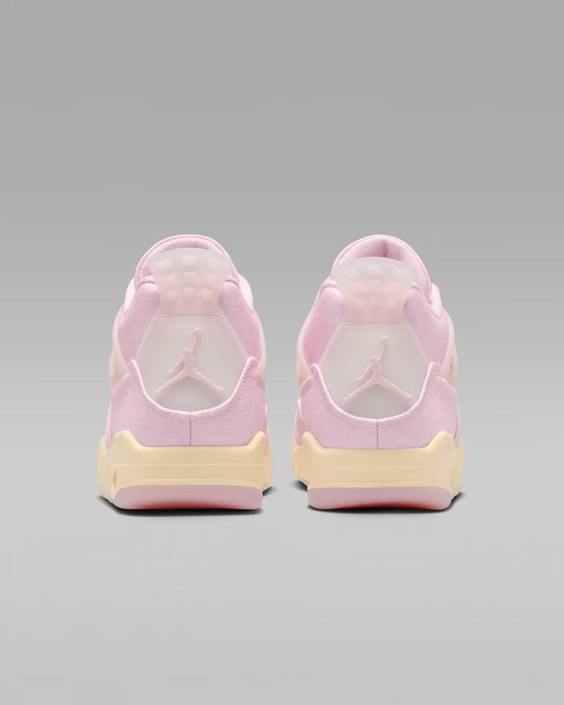 IB6716-600 Nike Air Jordan 4 Retro "Pearl Pink/Iced Carmine" (Damen)