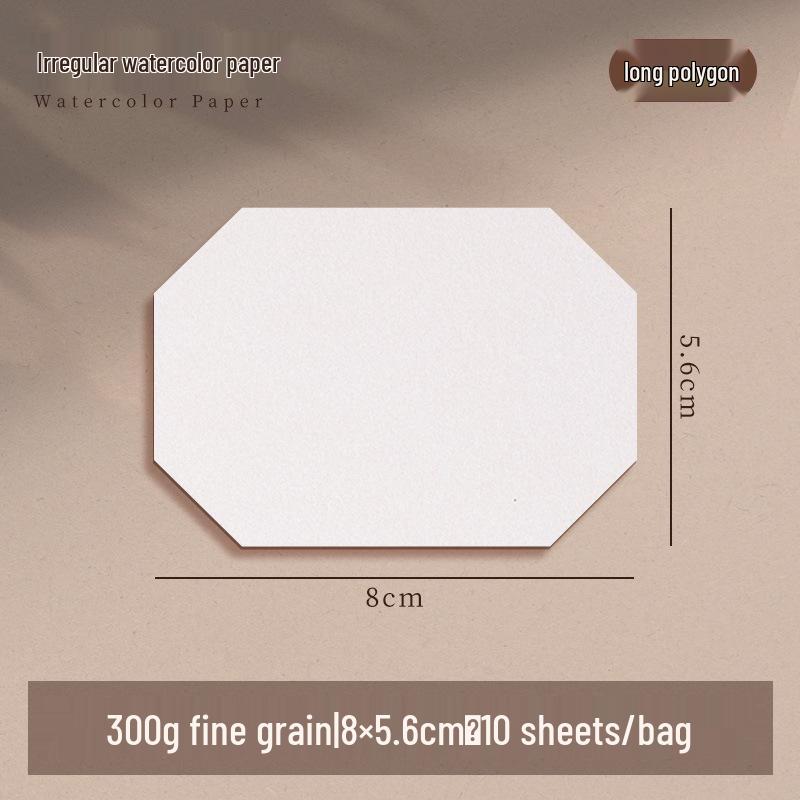 300g Watercolor Postcard Paper - Thick, Medium Rough Texture, Wood Pulp, Square, Blank Cardstock for Painting and Drawing