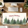 1PC Christmas Trees Oversized Mouse Pad - Non-Slip Rubber Base Perfect for Office School Esports Home Decor Desk Mat 225A