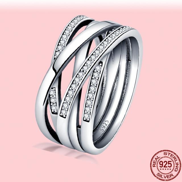  Sterling Silve Rings Popular Flower Lucky Rings Jewelry For Women Making Dorpshipping Rings TrendFlower Jewelry