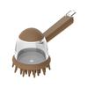 Pet Bath Brush For Dogs And Cats Shower Massage Brush, Stripping Comb And Lathering Tool Anti-frizz Grooming Brush For Baths