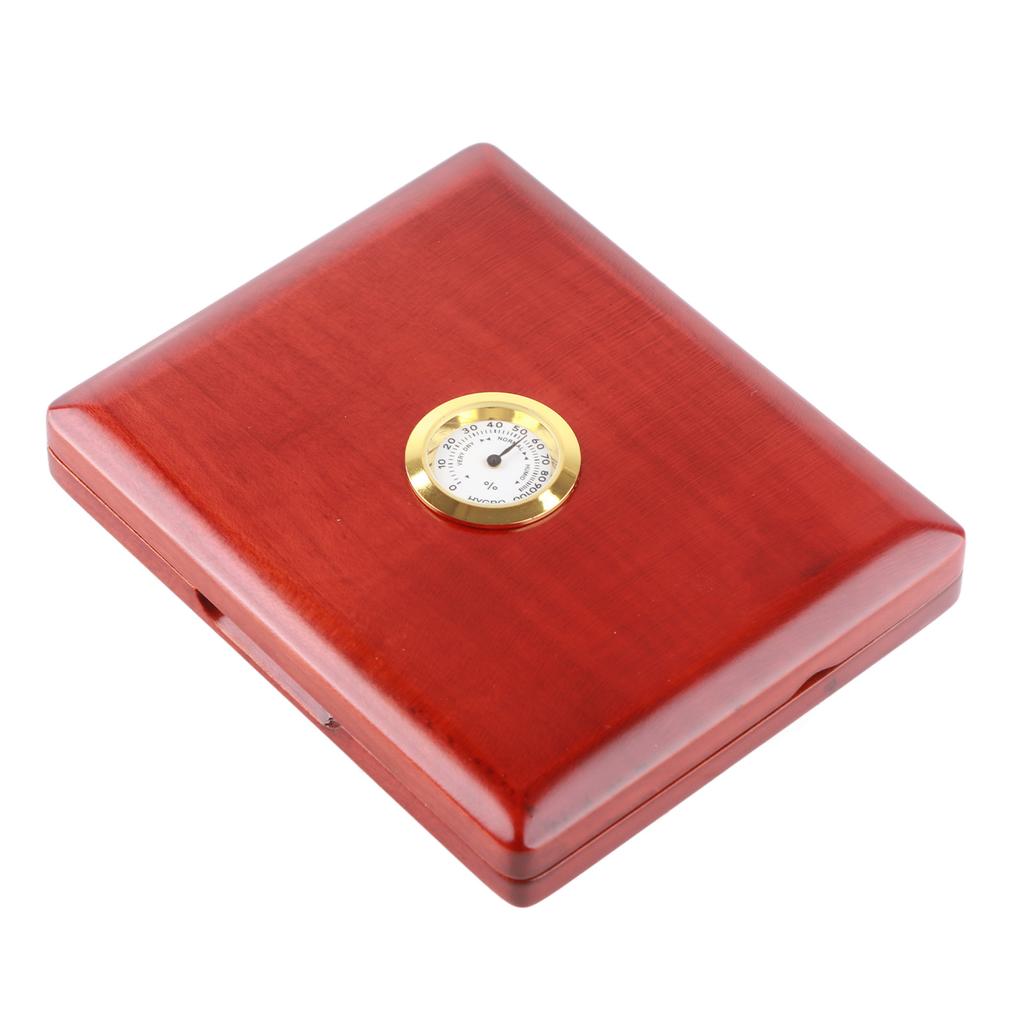 Portapance per Ance per Sassofono e Clarinetto Legno Massello 5?Scatola Portastecche con Igrometro