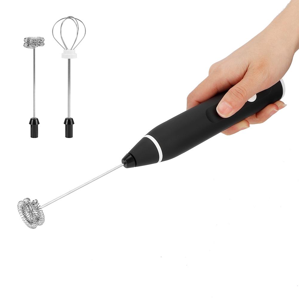 3 Speeds USB Rechargeable Electric Milk Frother Handheld Coffee Mixer Stirrer Egg Beater