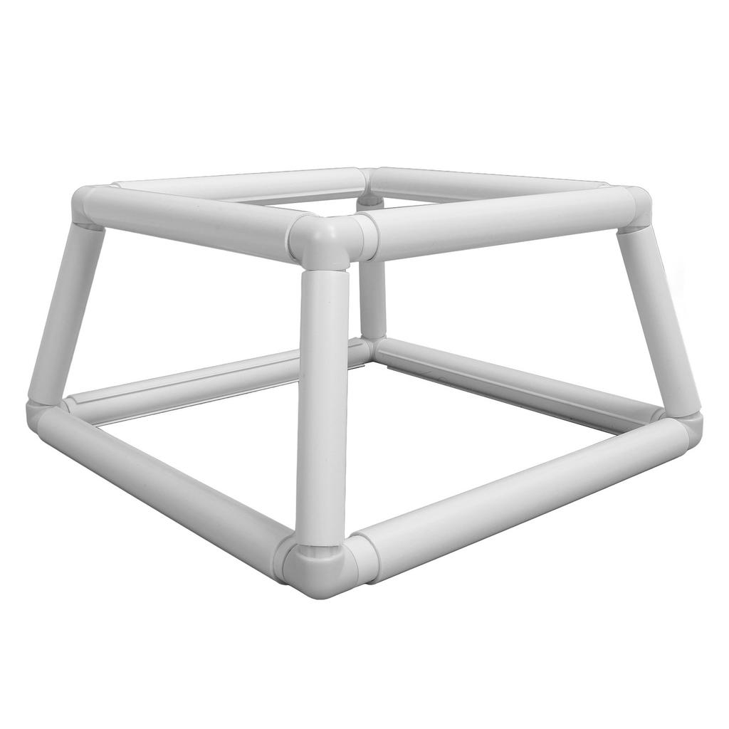 Embroidery Frame Lap Stand   Stitch Stitching Holder Set Rectangular Plastic Tube Double Layer Sewing Hoop