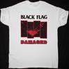 BLACK FLAG DAMAGED T SHIRT Summer Mens Tracksuit Casual Outdoor Sportswear Roundneck Pullover Cotton Shortsleeved Streetwear