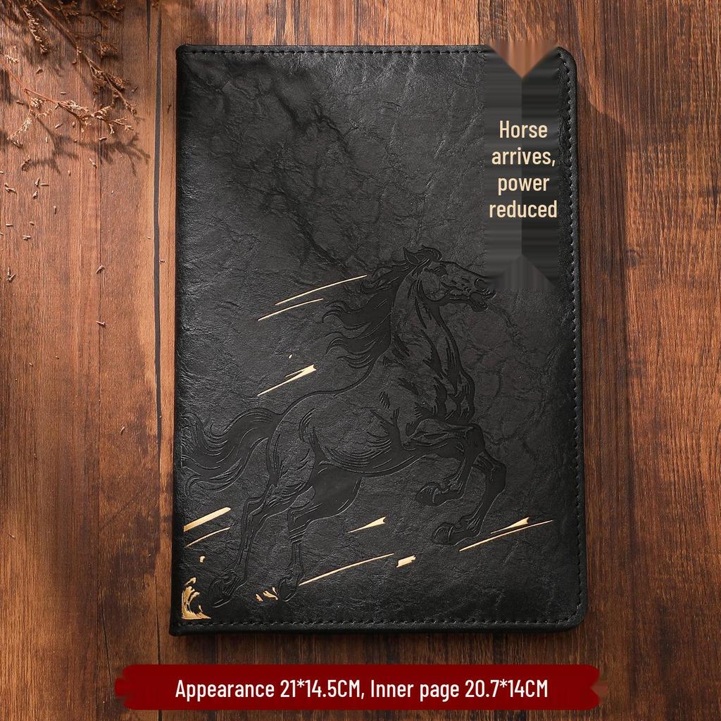 2026 Year of the Horse Business Notebook Gift Set: Custom Corporate Meeting Record and High-Value Souvenir