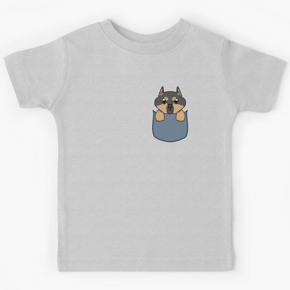 German Shepherd in Pocket Kids T-Shirt 110