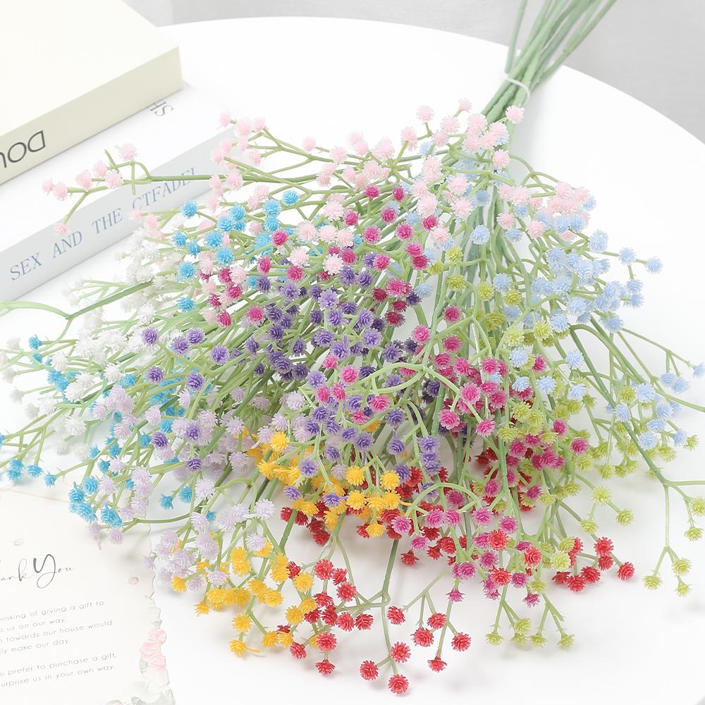 1/2Pcs 57cm Babies Breath Artificial Flowers Plastic Gypsophila Floral Bouquets Arrangement for Home Decor Wedding Decoration