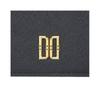 Daks Black Contrast Decorative Card Wallet Dcwa4e012bk