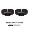 Leather Car Panel Protective Cover Auto Seat Belt Buckle Protector For uji8 Cherokee Wrangler JK Gladiator Compass Renegade tg87