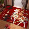 Anti Slip Zodiac Goat Floor Mat Cartoon 2027 Lamb Door Mat Sheep Foot Pad  Floor Protection