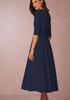 Summer European & American Style Women's Sexy Deep V Short Sleeve Dress - High-End Fashion