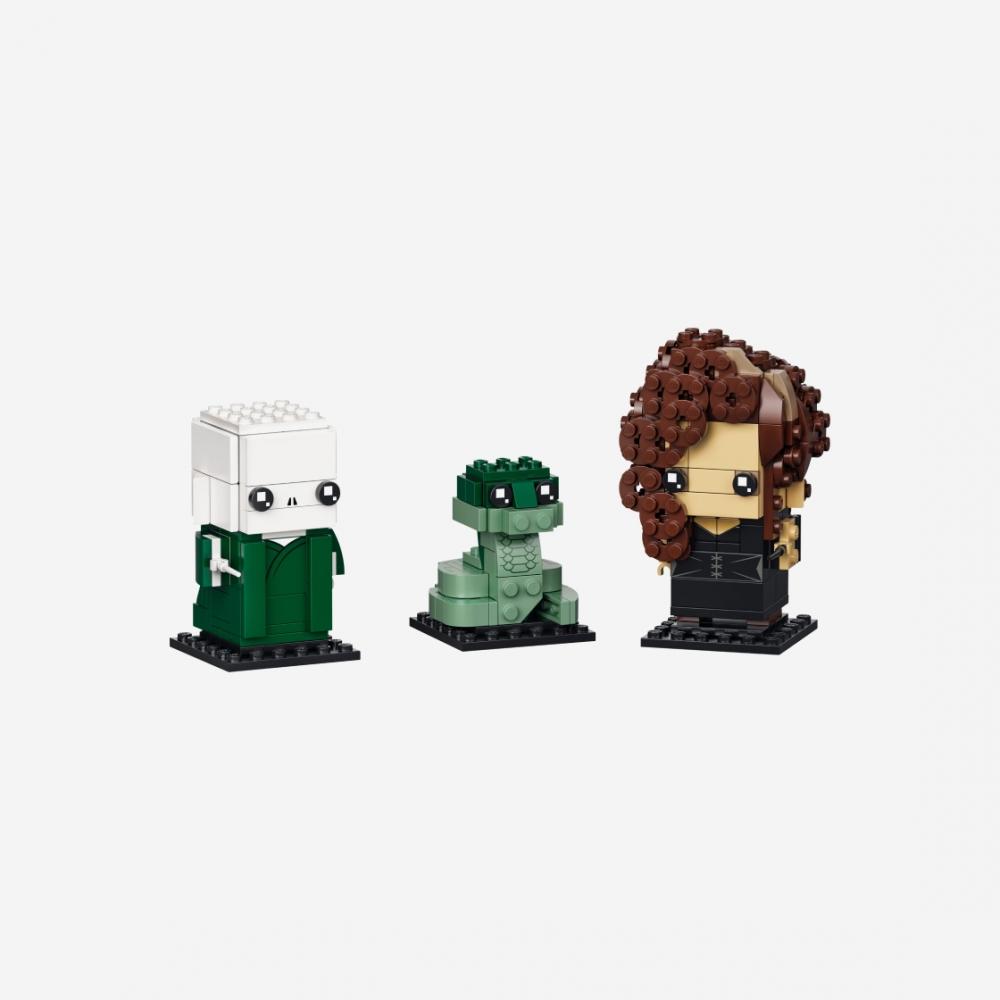 

LEGO Brickheadz Волдеморт Нагини Беллатриса