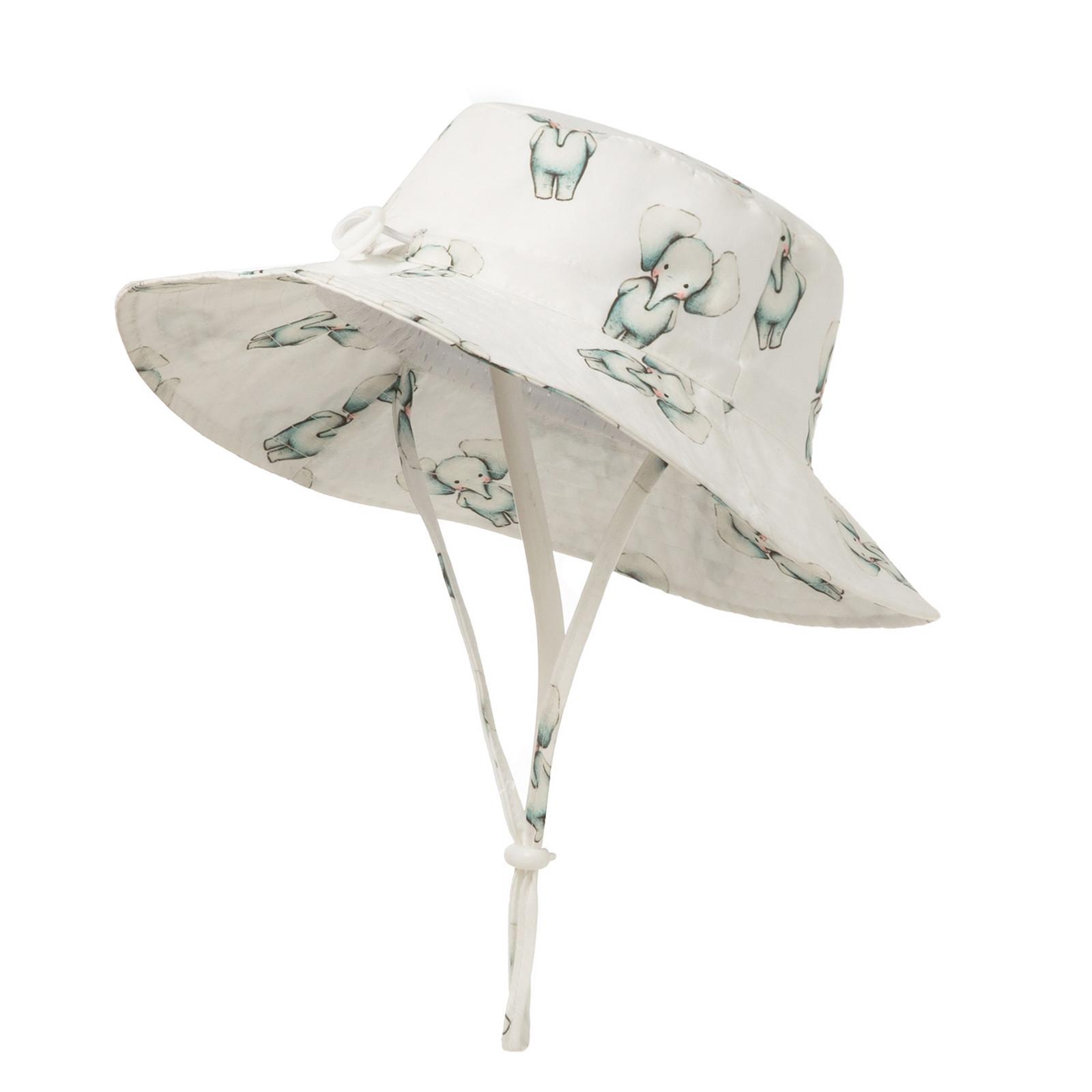 

Весенние и летние детские шапки с солнечными цветами, детская дышащая рыбацкая шляпа с оттенком S (0-2T) белый